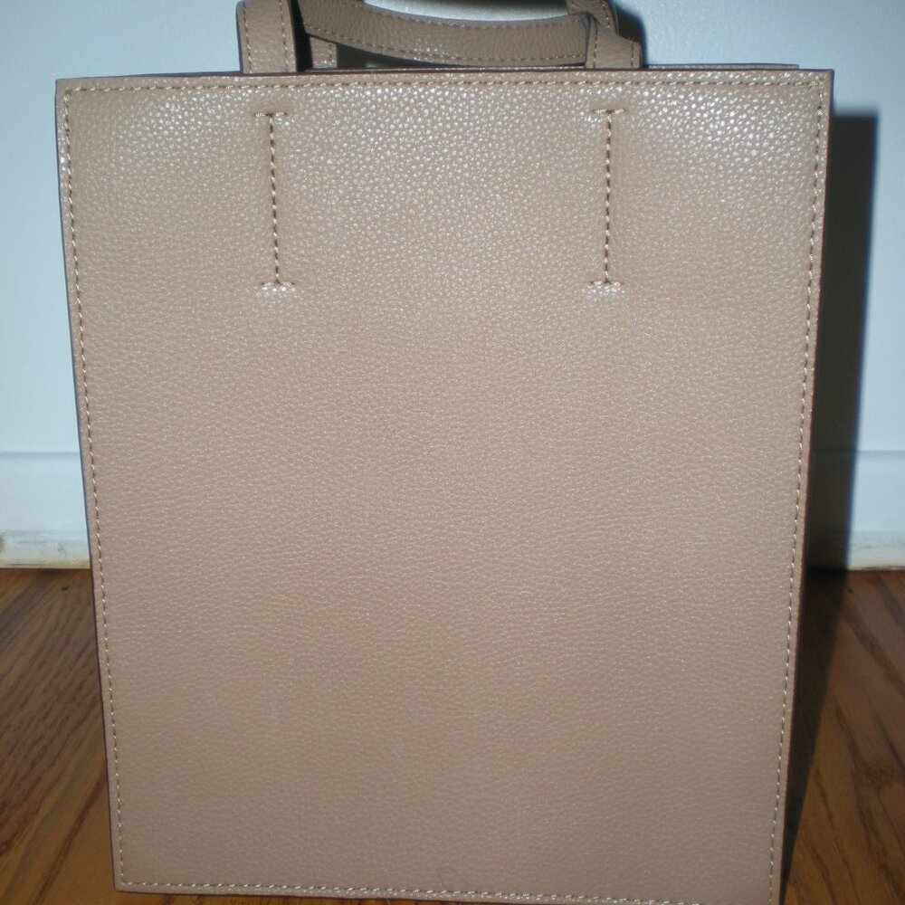 Faux leather tote/shoulder bag